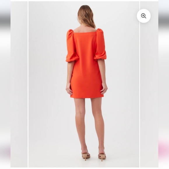 Trina Turk Symphony Dress Puff Sleeve NWT Size S - Picture 2 of 7